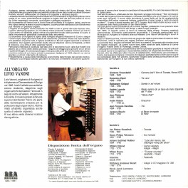 CD-Kopie von Vinyl: Livio Vanoni – L'Organo Storico Di Aurigeno