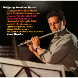 CD + LP: Wolfgang Amadeus Mozart - Aurèle Nicolet, Rose Stein, Münchener Bach-Orchester, Karl Richter – Konzert Für Flöte, Harfe Und Orchester