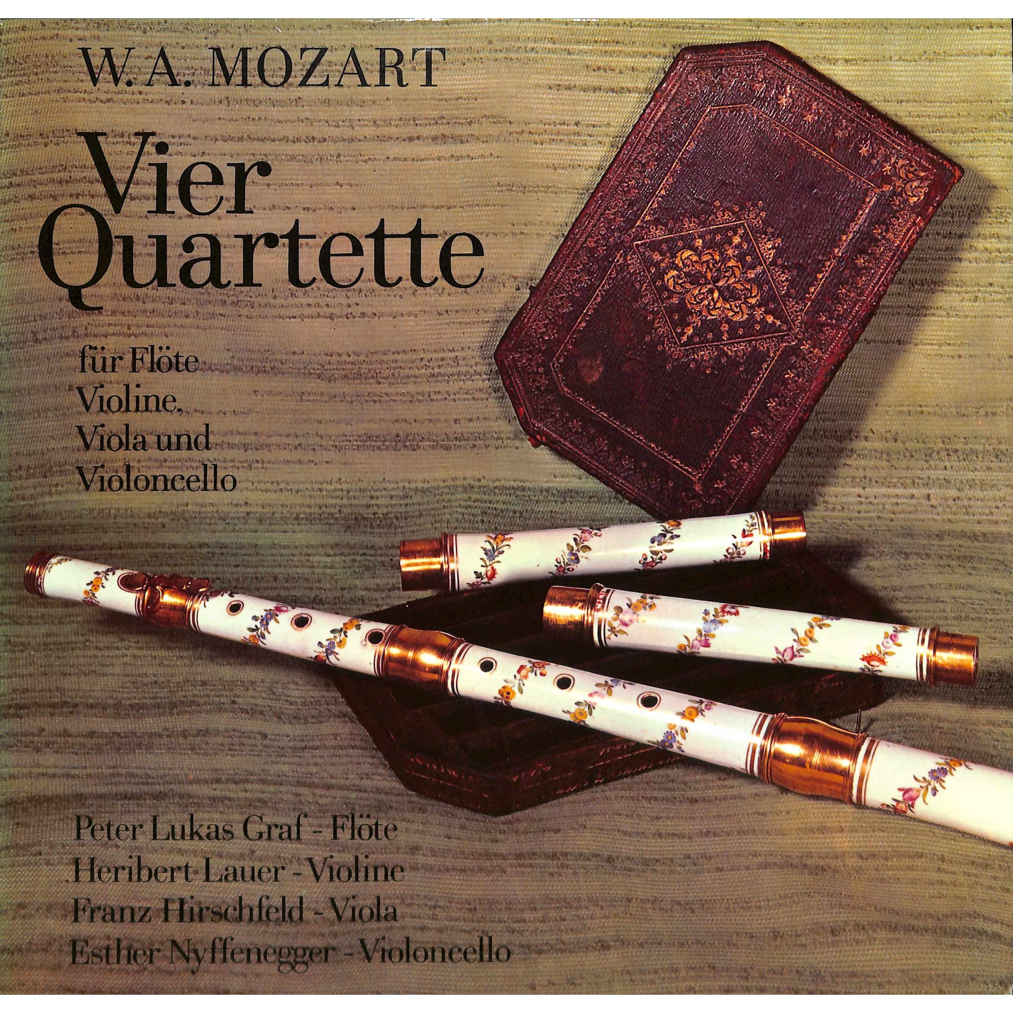 CD + LP: Wolfgang Amadeus Mozart – Vier Quartette Für Flöte, Violine, Viola Und Violoncello - 1969 CD + LP: Wolfgang Amadeus Mozart – Vier Quartette Für Flöte, Violine, Viola Und Violoncello - 1969