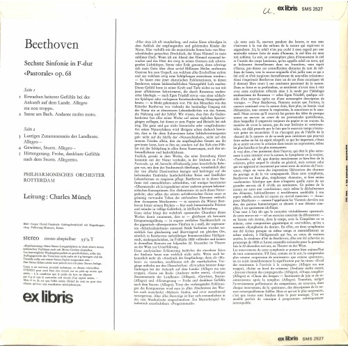 CD + LP: Beethoven, Philharmonisches Orchester Rotterdam, Charles Münch – Beethoven Pastorale - Sechste Sinfonie In F-Dur