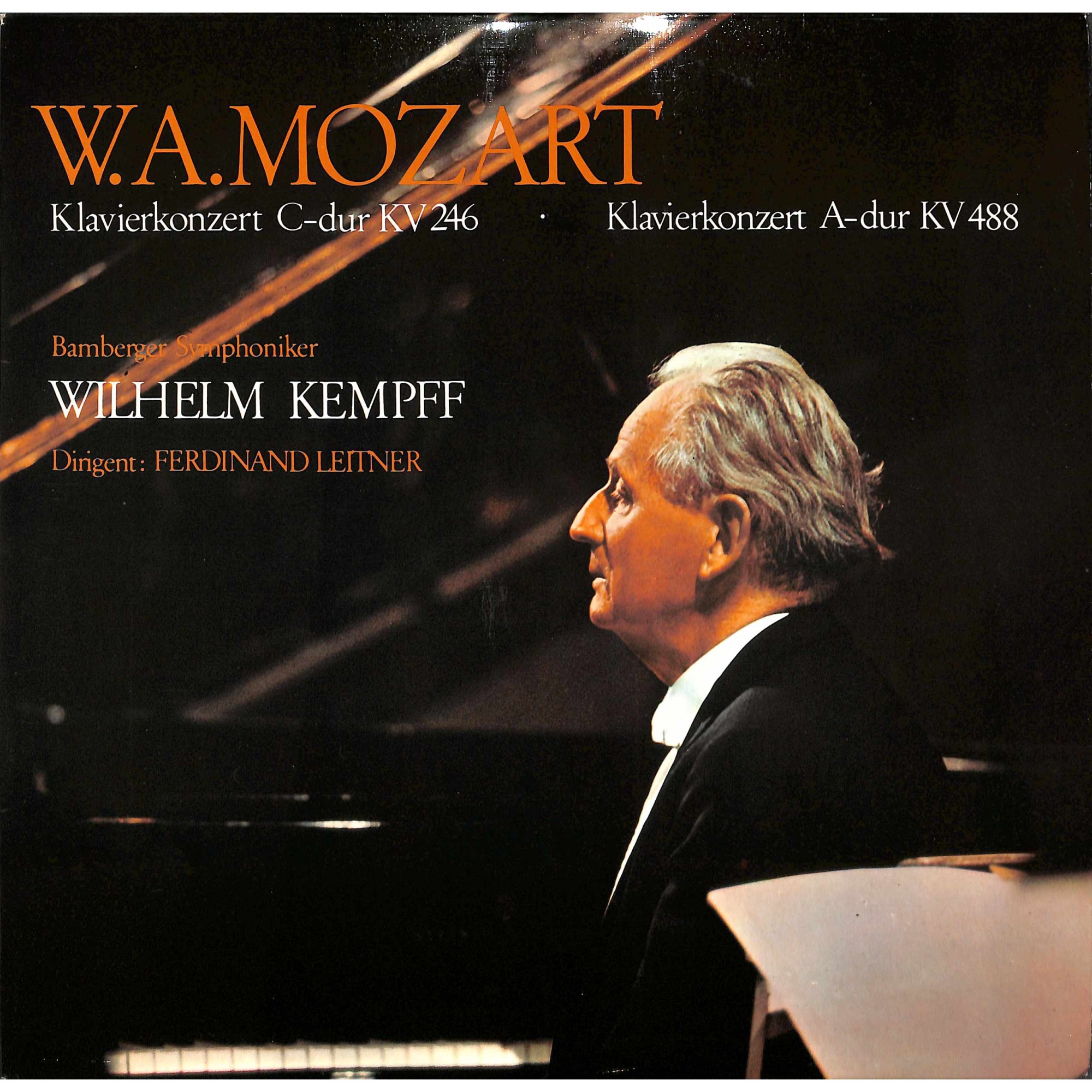 CD + LP: Mozart - Wilhelm Kempff – Mozart Konzert Für Klavier Und Orchester Nr. 8 C-dur Kv 246 Und Nr. 23 A-dur KV 488 CD + LP: Mozart - Wilhelm Kempff – Mozart Konzert Für Klavier Und Orchester Nr. 8 C-dur Kv 246 Und Nr. 23 A-dur KV 488