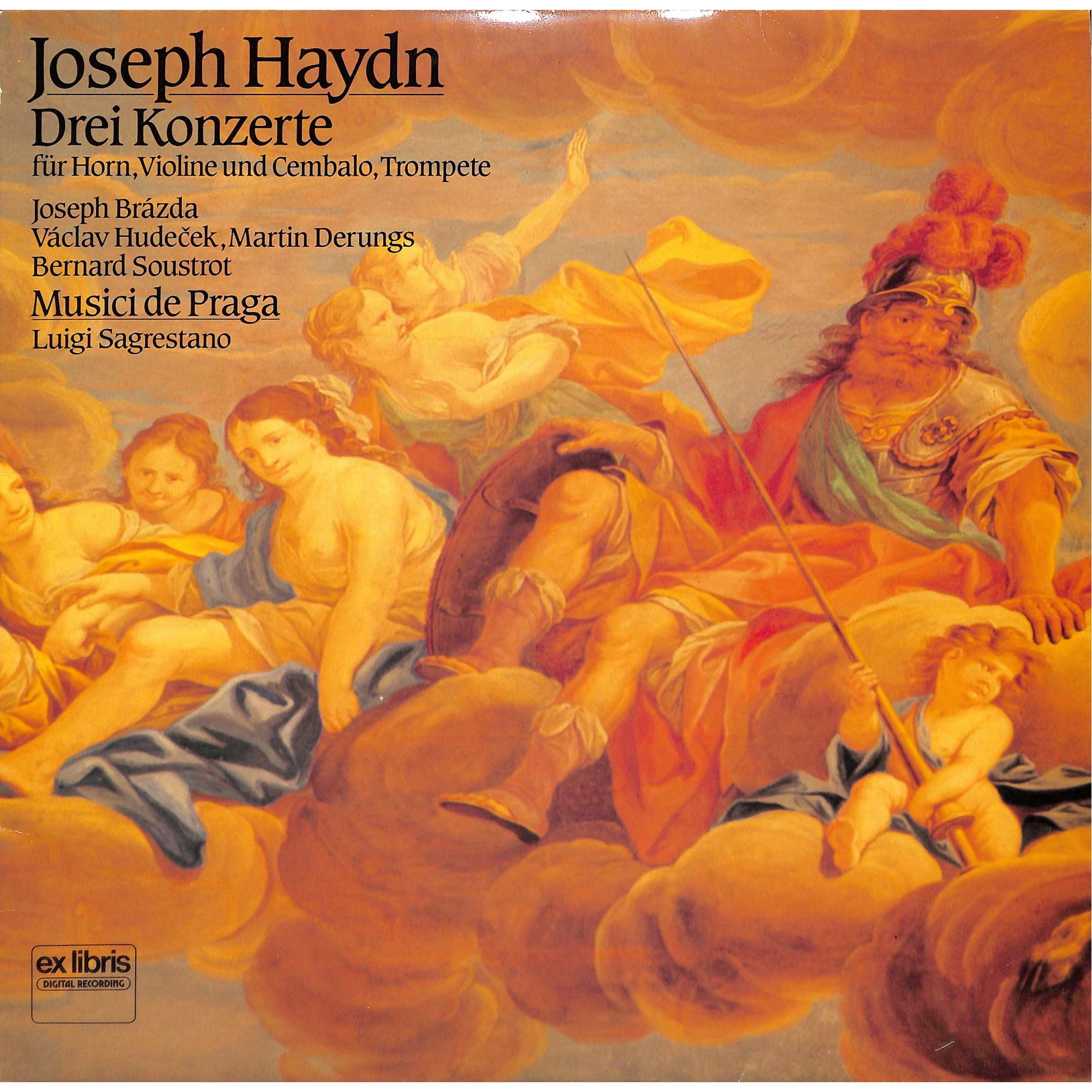 CD + LP: Joseph Haydn, Joseph Brázda, Václav Hudeček, Drei Konzerte Für Horn, Violine Und Cembalo, Trompete - 1986 CD + LP: Joseph Haydn, Joseph Brázda, Václav Hudeček, Drei Konzerte Für Horn, Violine Und Cembalo, Trompete - 1986