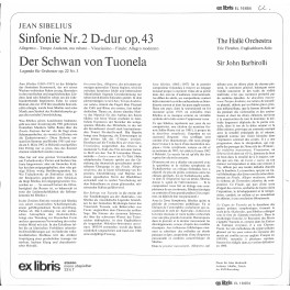 CD + LP: Sibelius, The Hallé Orchestra, Sir John Barbirolli – Sinfonie No. 2 D-dur Op. 43 / Der Schwan Von Tuonela