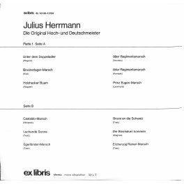 CD + LP: Julius Herrmann – Die Original Hoch- Und Deutschmeister - 2 LPS
