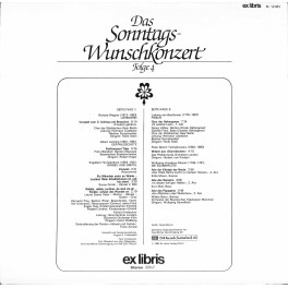 CD + LP: Various – Das Sonntags-Wunschkonzert Folge 4 - 1982