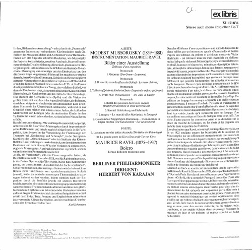 CD + LP: Ravel, Mussorgsky, Berliner Philharmoniker . Herbert Von Karajan – Bolero 