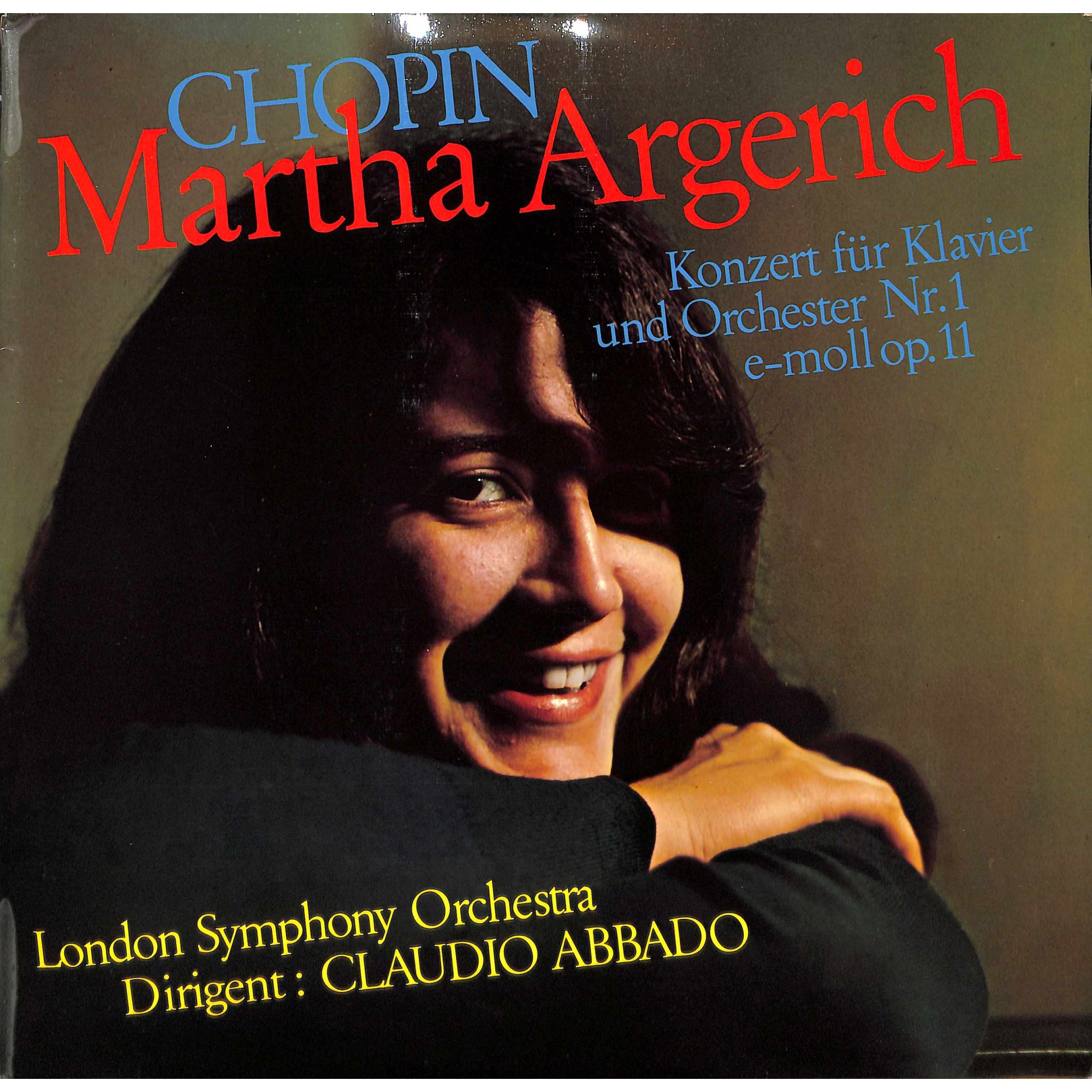 CD + LP: Chopin · Martha Argerich · London Symphony Orchestra · Claudio Abbado – Konzert Für Klavier Und Orchester Nr. 1 E-Moll Op. 11 CD + LP: Chopin · Martha Argerich · London Symphony Orchestra · Claudio Abbado – Konzert Für Klavier Und Orchester Nr. 1 E-Moll Op. 11