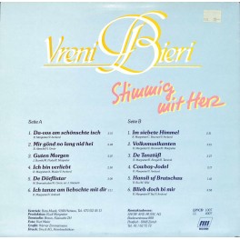 CD-Kopie von Vinyl: Vreni Bieri – Stimmig mit Herz - 1987
