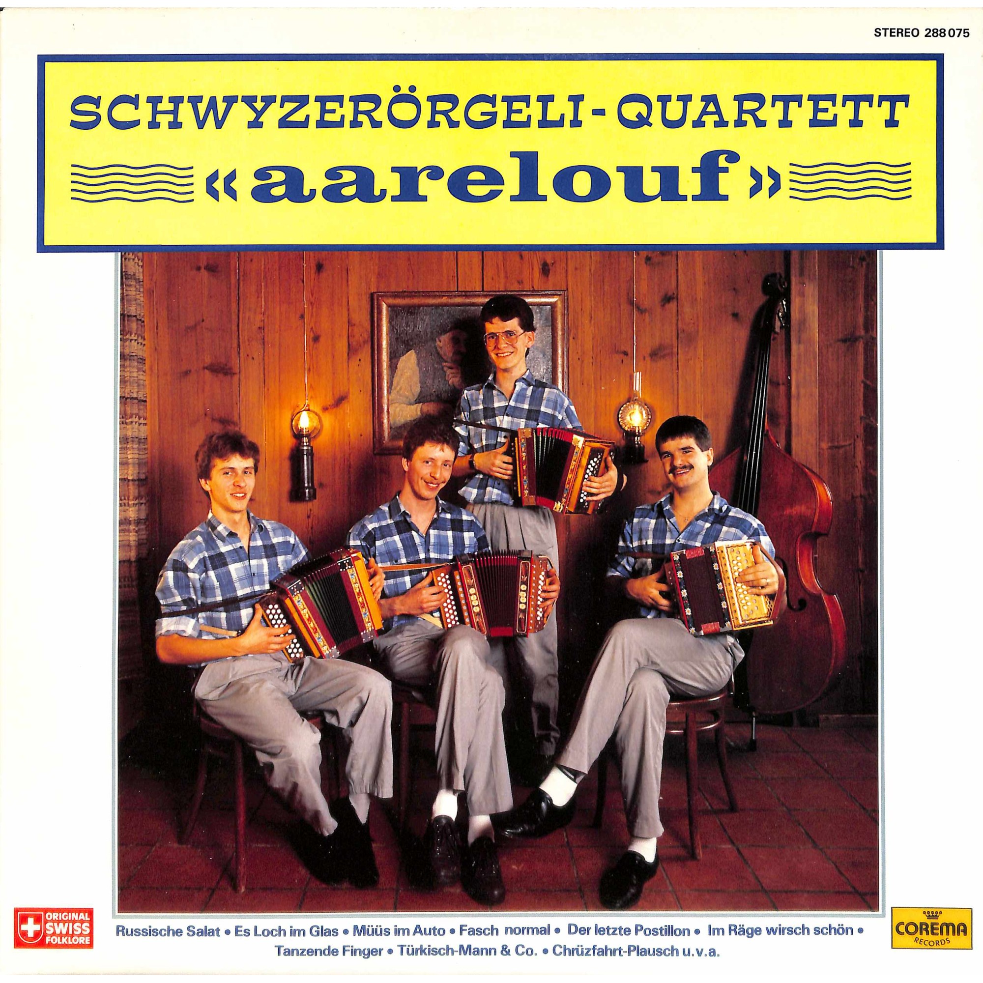 CD-Kopie von Vinyl: Schwyzerörgeli-Quartett Aarelouf – Schwyzerörgeli-Quartett Aarelouf - 1988 CD-Kopie von Vinyl: Schwyzerörgeli-Quartett Aarelouf – Schwyzerörgeli-Quartett Aarelouf - 1988