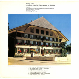 CD-Kopie von Vinyl: Kapelle Kurt Und Willy Baumgartner, Burgdorf – "Evviva" D' Volksmusig - 1974