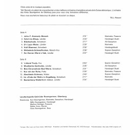 CD-Kopie von Vinyl: Ländlerkapelle Gebrüder Baumgartner, Oberburg – So Schön Isch Ländlermusig - 1972