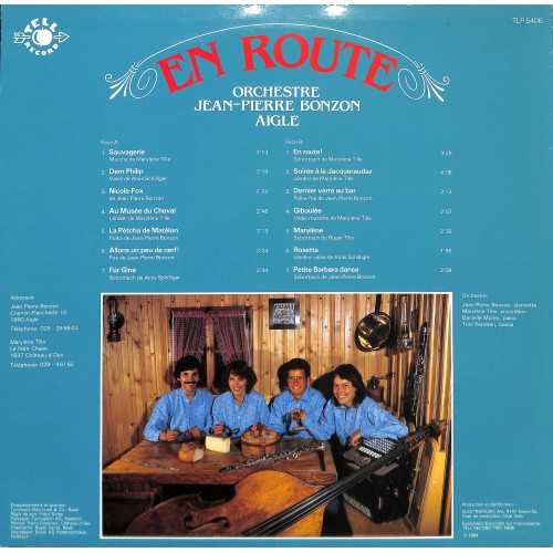 CD-Kopie von Vinyl: Orchestre Jean-Pierre Bonzon, Aigle - En route - 1984