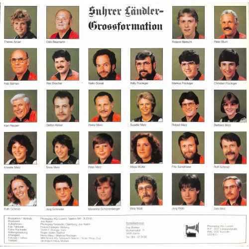 CD-Kopie von Vinyl: Suhrer Ländler-Grossformation 