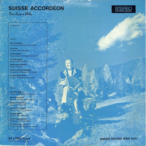 CD-Kopie von Vinyl: Duo Sepp et Willy - Suisse Accordeon