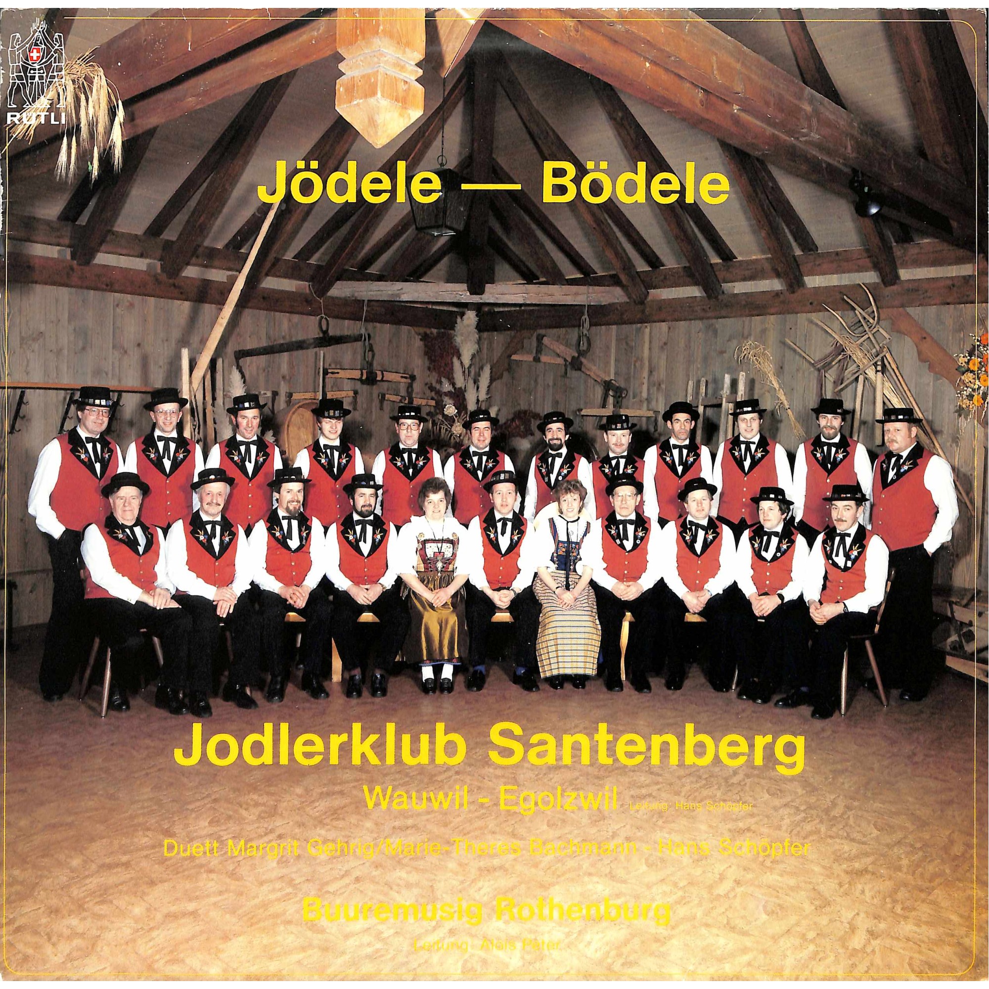 CD-Kopie von Vinyl: Jodlerklub Santenberg, Wauwil-Egolzwil, Buuremusig Rothenburg – Jödele - Bödele - 1985 CD-Kopie von Vinyl: Jodlerklub Santenberg, Wauwil-Egolzwil, Buuremusig Rothenburg – Jödele - Bödele - 1985