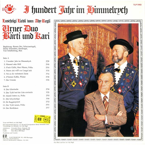CD-Kopie von Vinyl: Urner Duo Bärti Und Kari – I Hundert Jahr Im Himmelrych