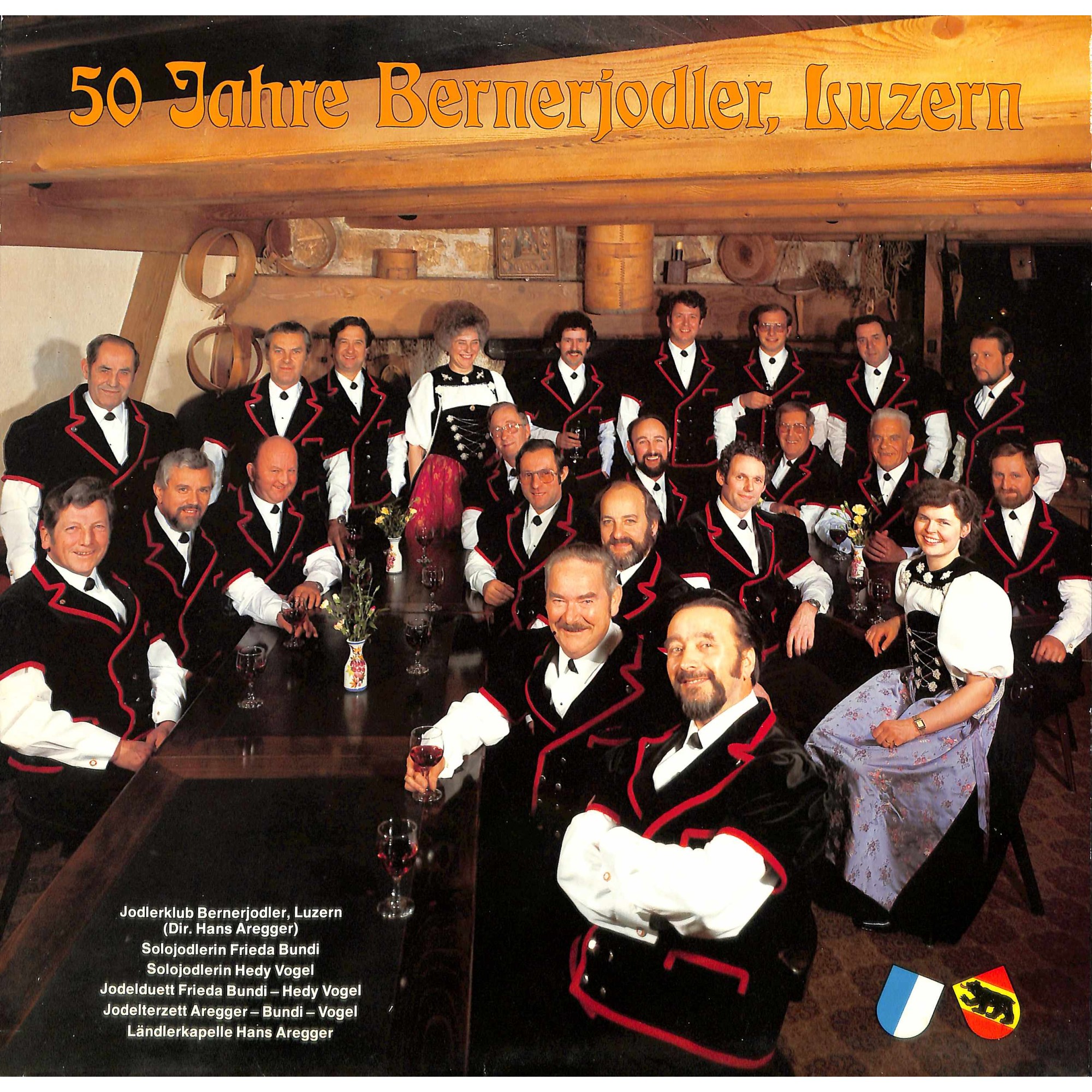 CD Jodlerklub Bernerjodler, Luzern, LKHans Aregger, Brieda Bundi, Hedy Vogel, Aregger-Bundi-Vogel – 50 Jahre Bernerjodler Luzern - 1983 CD Jodlerklub Bernerjodler, Luzern, LKHans Aregger, Brieda Bundi, Hedy Vogel, Aregger-Bundi-Vogel – 50 Jahre Bernerjodler Luzern - 1983