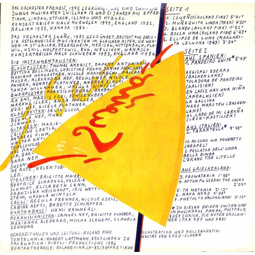 CD-Kopie von Vinyl: Orchester Sueño Und Frenesí, Roland Fink – ¡Sueño! - 1986
