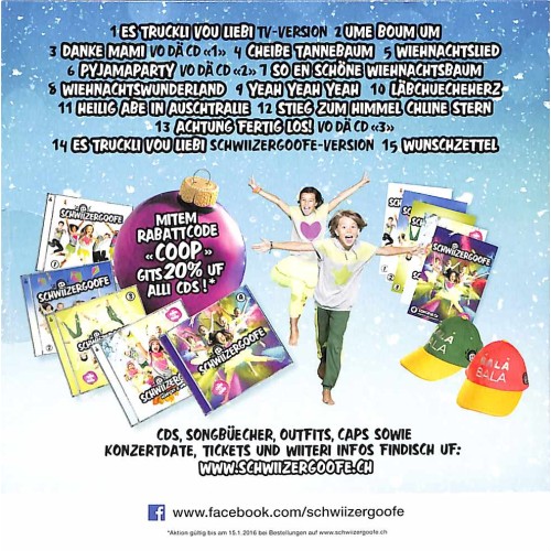 CD Schwiizergoofe - Es wiehnachtet