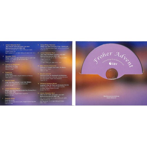 Occ. CD Froher Advent - Festliche Musik für die Weihnachtszeit SBV