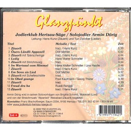CD Glanzpunkt - Jodlerklub Herisau-Säge CD Glanzpunkt - Jodlerklub Herisau-Säge