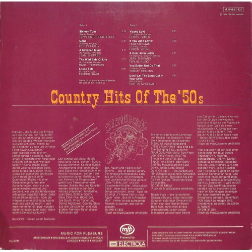 CD + LP: Country Hits Of The '50s - diverse 