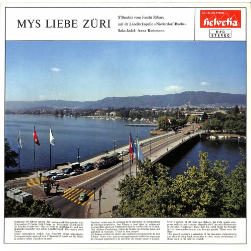 CD-Kopie von Vinyl: Ländlerkapelle "Niederdorf-Buebe", Joscht Ribary, Anna Rathmann – Mys Liebe Züri 