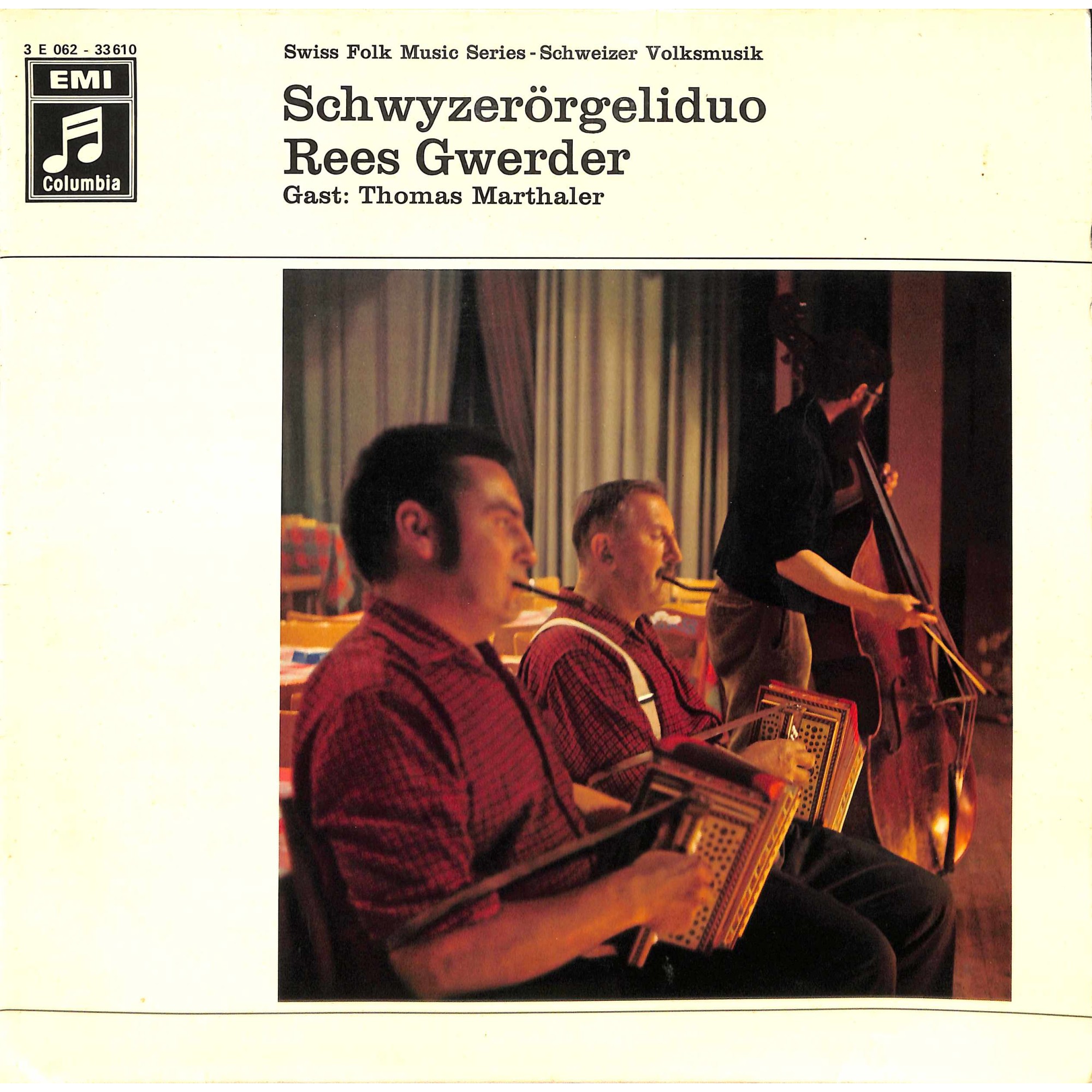 CD-Kopie von Vinyl: SD Rees Gwerder mit Thomas Marthaler EMI 33610 - 1969 CD-Kopie von Vinyl: SD Rees Gwerder mit Thomas Marthaler EMI 33610 - 1969