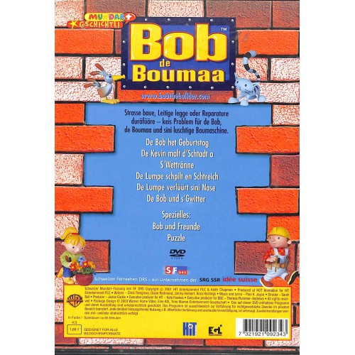 DVD Bob de Boumaa - De Bob het Geburtstag und andiri Gschichtli
