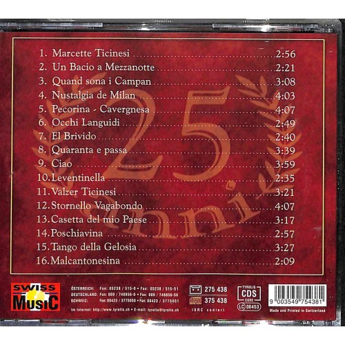 CD Bandella Betonica - 25 anni