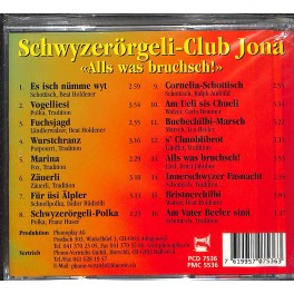 CD Alls was bruchsch - Schwyzerörgeli-Club Jona CD Alls was bruchsch - Schwyzerörgeli-Club Jona