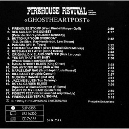 CD Firehouse Revival - Ghostheartpost CD Firehouse Revival - Ghostheartpost