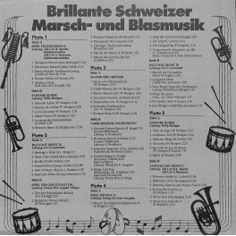 Occ. LP Vinyl: Brillante Schweizer Marschmusik - Box mit 5 LPs