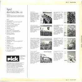 CD-Kopie von Vinyl: Spiel der Geb. Div. 12, Ltg Adj Werner Strassmann und Adj Adolf Luterbach