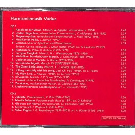 CD Harmoniemusik Vaduz -von Ost nach West, Ltg Ernst Lampert CD Harmoniemusik Vaduz -von Ost nach West, Ltg Ernst Lampert