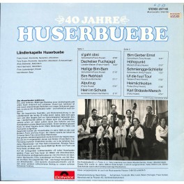 CD-Kopie von Vinyl: Ländlerkapelle Huserbuebe - 40 Jahre Huserbuebe - 1979
