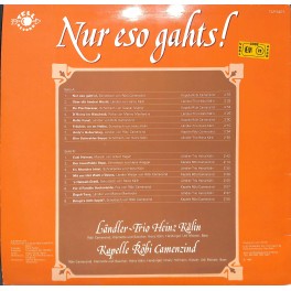 CD-Kopie von Vinyl: Ländler-Trio Heinz Kälin, Winterthur - Nur eso gahts! - 1985