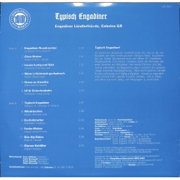 CD-Kopie von Vinyl: Engadiner Ländlerfründa - Typisch Engadiner - 1985 CD-Kopie von Vinyl: Engadiner Ländlerfründa - Typisch Engadiner - 1985