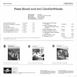 CD-Kopie von Vinyl: Peter Zinsli und sini Ländlerfründa - EMI E 062-33741 - 1974