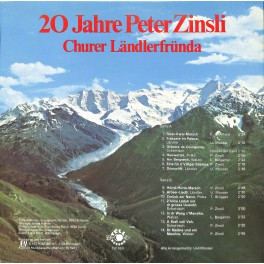 CD-Kopie von Vinyl: 20 Jahre Peter Zinsli Churer Ländlerfründa - TLP 5231 CD-Kopie von Vinyl: 20 Jahre Peter Zinsli Churer Ländlerfründa - TLP 5231