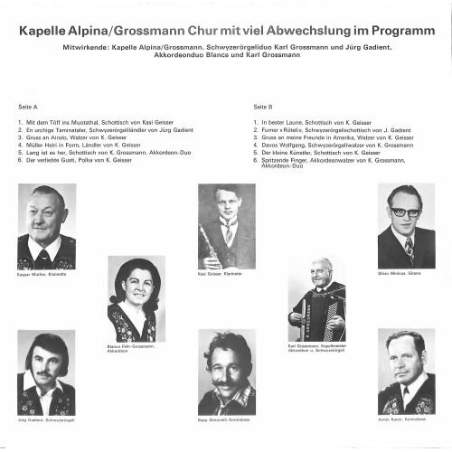 CD-Kopie von Vinyl: Kapelle Alpina Grossmann - G 30-397