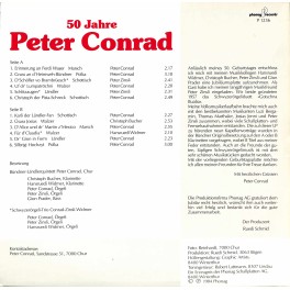CD-Kopie von Vinyl: 50 Jahre Peter Conrad - 1984 CD-Kopie von Vinyl: 50 Jahre Peter Conrad - 1984