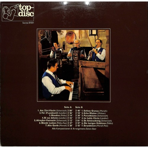 CD-Kopie von Vinyl: 40 Jahre Edwin Baer - Bravo Edi - 1971