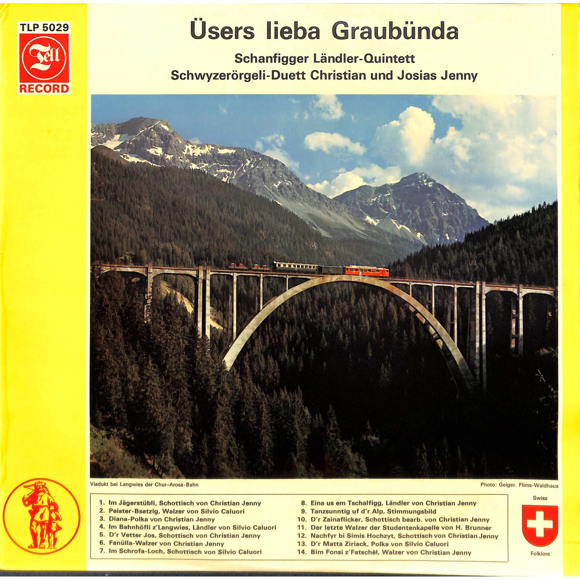 CD-Kopie von Vinyl: Schanfigger Ländler-Quintett, Christian und Josias Jenny - Üsers liebe Graubünda CD-Kopie von Vinyl: Schanfigger Ländler-Quintett, Christian und Josias Jenny - Üsers liebe Graubünda