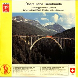 CD-Kopie von Vinyl: Schanfigger Ländler-Quintett, Christian und Josias Jenny - Üsers liebe Graubünda