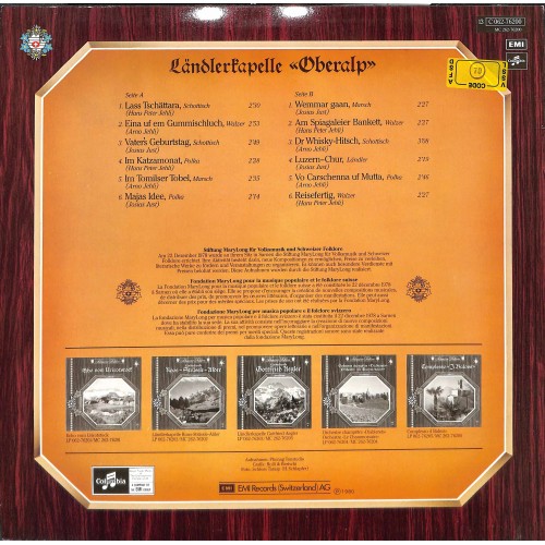 CD-Kopie von Vinyl: Ländlerkapelle Oberalp - 1980 - E 062-76200