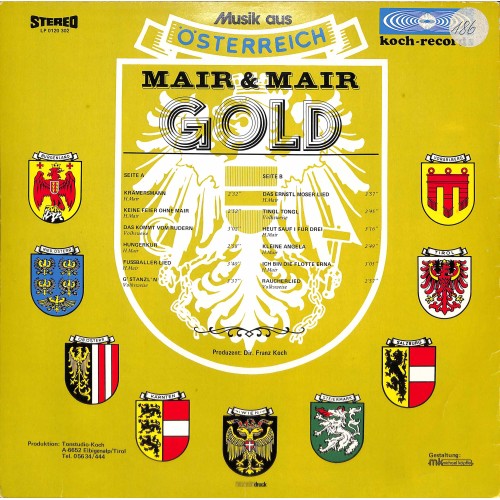CD-Kopie von Vinyl: Mair & Mair - GOLD