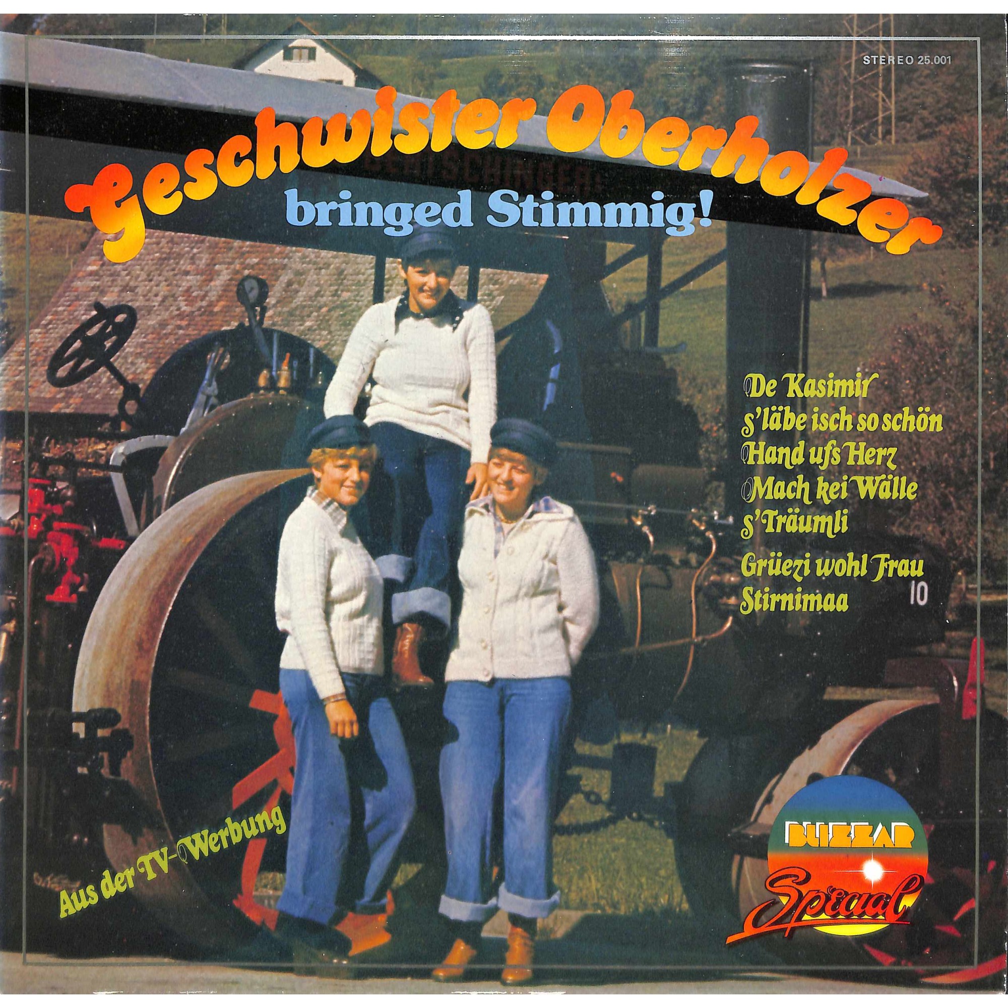 CD-Kopie von Vinyl: Geschwister Oberholzer bringed Stimmig! - 1977 CD-Kopie von Vinyl: Geschwister Oberholzer bringed Stimmig! - 1977