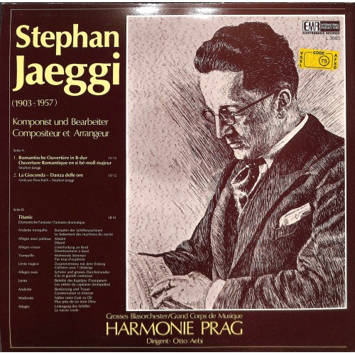 CD-Kopie von Vinyl: Grosses Blasorchester Harmonie Prag Dir. Otto Aebi - arr. Stephan Jaeggi, Vol. 1