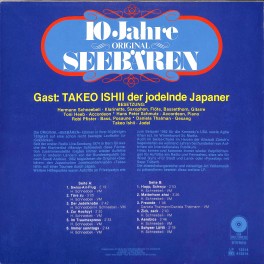 CD-Kopie von Vinyl: 10 Jahre Original Seebären - Gast: Takeo Ishii der jodelnde Japaner - 1983 CD-Kopie von Vinyl: 10 Jahre Original Seebären - Gast: Takeo Ishii der jodelnde Japaner - 1983